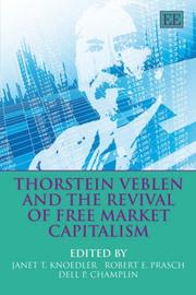 Cover of: Thorstein Veblen and the Revival of Free Market Capitalism