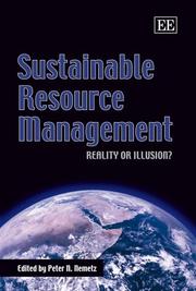 Cover of: Sustainable Resource Management: Reality or Illusion?