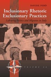 Cover of: Inclusionary Rhetoric/Exclusionary Practices by Davide Pero