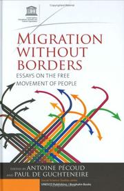 Cover of: Migration Without Borders: Essays on the Free Movement of People