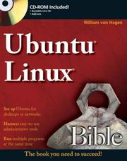 Cover of: Ubuntu Linux Bible by William Von Hagen