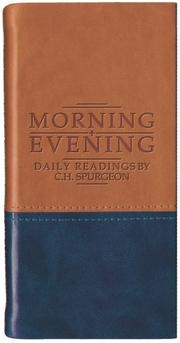 Cover of: Morning and Evening - Matt Tan/Blue by Charles Haddon Spurgeon
