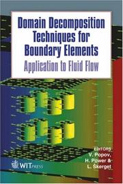 Cover of: Domain Decomposition Techniques for Boundary Elements (Advances in Boundary Elements) (Advances in Boundary Elements) (Advances in Boundary Elements) (Advances in Boundary Elements)