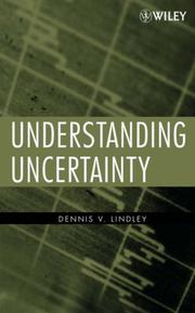 Cover of: Understanding Uncertainty by Dennis V. Lindley