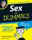 Cover of: Sex For Dummies (For Dummies (Psychology & Self Help))