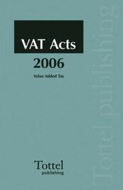 Cover of: Vat Acts 2006