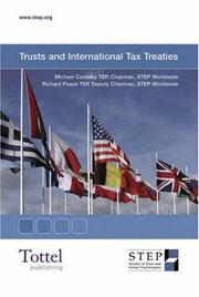 Cover of: Trusts and International Tax Treaties by Michael Cadesky, Richard Pease