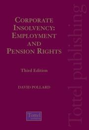 Cover of: Corporate Insolvency: Employment and Pension Rights