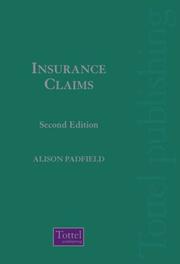 Cover of: Insurance Claims by Alison Padfield