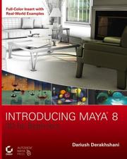 Cover of: Introducing Maya 8: 3D for Beginners +CD