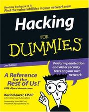 Hacking For Dummies by Kevin Beaver, Kevin M. Beaver