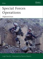 Cover of: Special Forces Operations: Afganistan 2001-2007 (Elite)