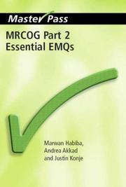 Cover of: MRCOG Part 2 (Masterpass)