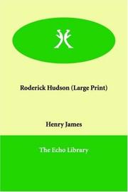 Cover of: Roderick Hudson by Henry James, Henry James