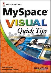 Cover of: MySpace Visual Quick Tips