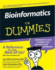 Cover of: Bioinformatics For Dummies (For Dummies (Math & Science))