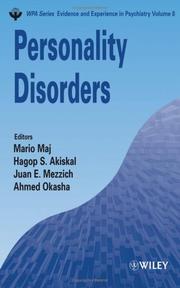 Cover of: Personality Disorders (WPA Series in Evidence & Experience in Psychiatry) by Mario Maj