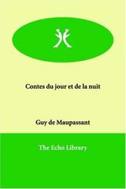 Cover of: Contes du jour et de la nuit by Guy de Maupassant