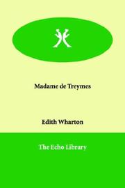 Cover of: Madame De Treymes by Edith Wharton