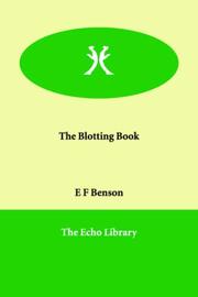 Cover of: The Blotting Book by E. F. Benson