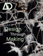 Cover of: Design Through Making (Architectural Design)