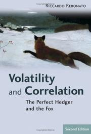 Cover of: Volatility and Correlation by Riccardo Rebonato