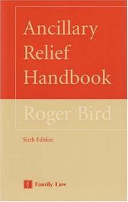 Cover of: Ancillary Relief Handbook
