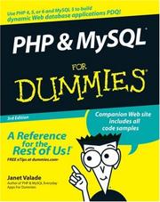 Cover of: PHP & MySQL for dummies