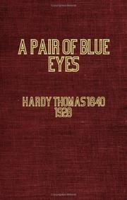 Cover of: A Pair of Blue Eyes by Thomas Hardy