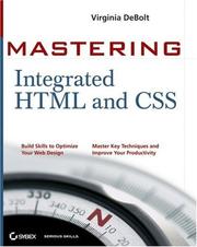 Cover of: Mastering Integrated HTML and CSS (Mastering)