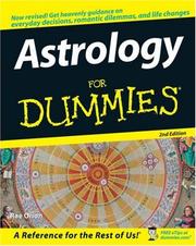 Cover of: Astrology For Dummies by Rae Orion
