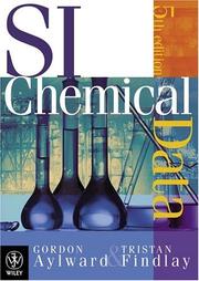 Cover of: SI Chemical Data