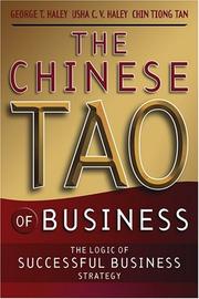Cover of: The Chinese Tao of Business: The Logic of Successful Business Strategy