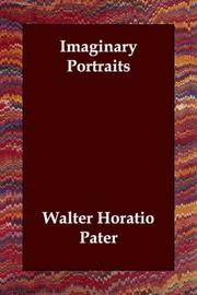 Cover of: Imaginary Portraits by Walter Pater, Walter Pater