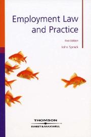Cover of: Employment Law and Practice