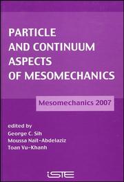 Cover of: Particle and Continuum Aspects of Mesomechanics: Mesomechanics 2007