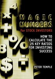 Cover of: Magic numbers for stock investors: how to calculate the 25 key ratios for investing success