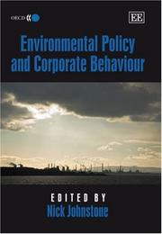 Cover of: Environmental Policy And Corporate Behaviour