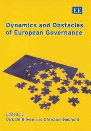 Cover of: Dynamics and Obstacles of European Governance