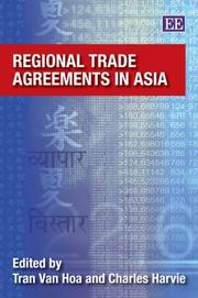 Cover of: Regional Trade Agreements in Asia by Tran, Van Hoa.