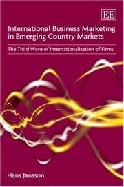 International Business Marketing in Emerging Country Markets by Hans Jansson