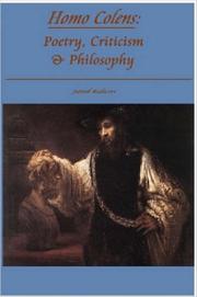 Cover of: Homo Colens: Poetry, Criticism, & Philosophy