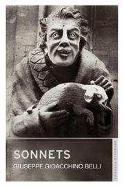 Cover of: Sonnets (Oneworld Classics) by Giuseppe Gioacchino Belli