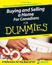 Cover of: Buying and Selling a Home For Canadians For Dummies (For Dummies (Business & Personal Finance)) by Tony Ioannou, Heather Ball