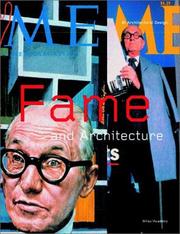Cover of: Fame + Architecture (Architectural Design)