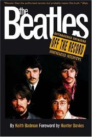 Cover of: Beatles Off The Record by Keith Badman