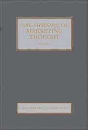 Cover of: The History of Marketing Thought (SAGE Library in Marketing)