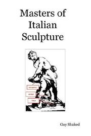 Cover of: Masters of Italian Sculpture