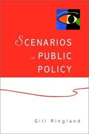 Cover of: Scenarios in public policy