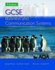 Cover of: GCSE Business and Communication Systems for AQA 'A' (GCSE Business Studies)